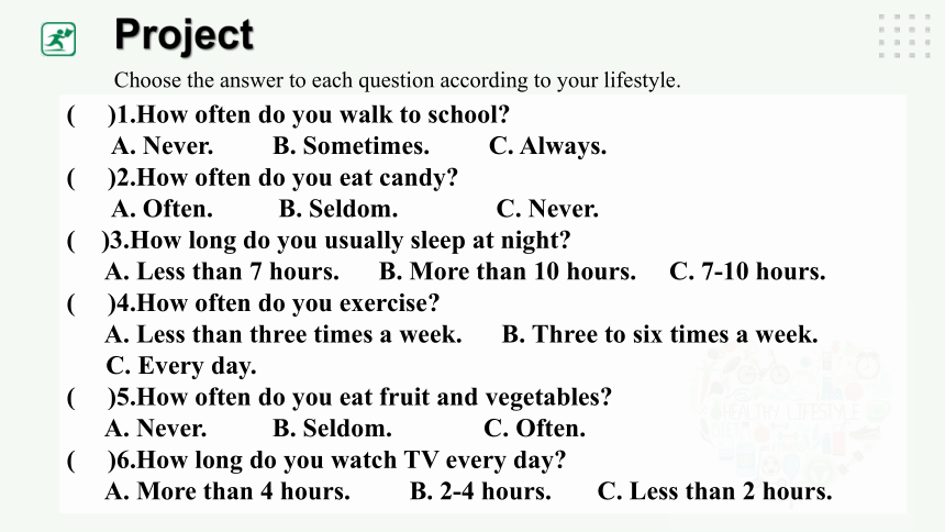 Unit 2 Keeping Healthy Topic 2 I must ask him to give up smoking Section D课件