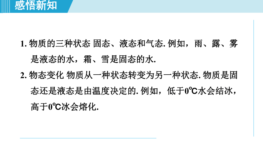 2023-2024学年苏科版八年级物理上册课件：2.1物质的三态 温度的测量(共32张PPT)