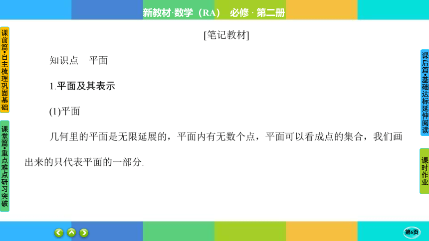 8-4-1平面 -高中数学 人教A版 必修二 同步 课件（共67张PPT）