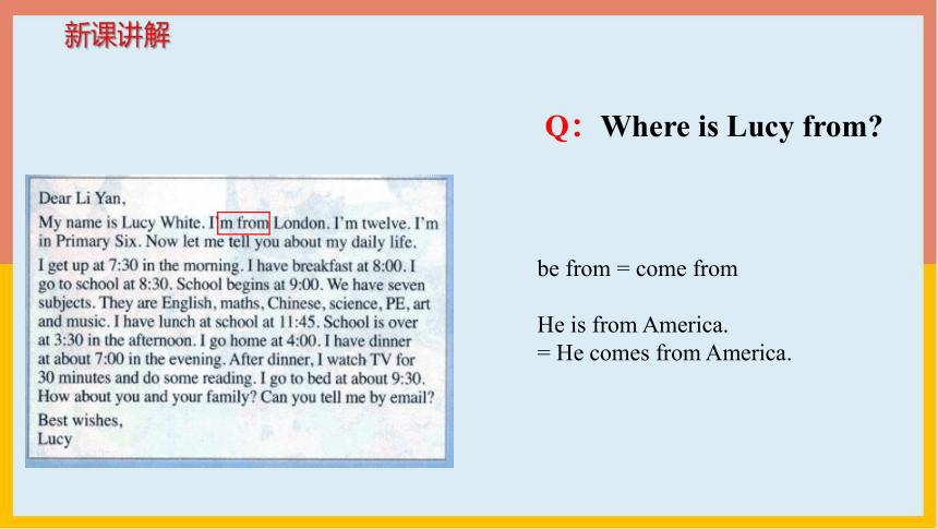 Unit 1 I go to school at 8：00 Lesson 1课件(共21张PPT)