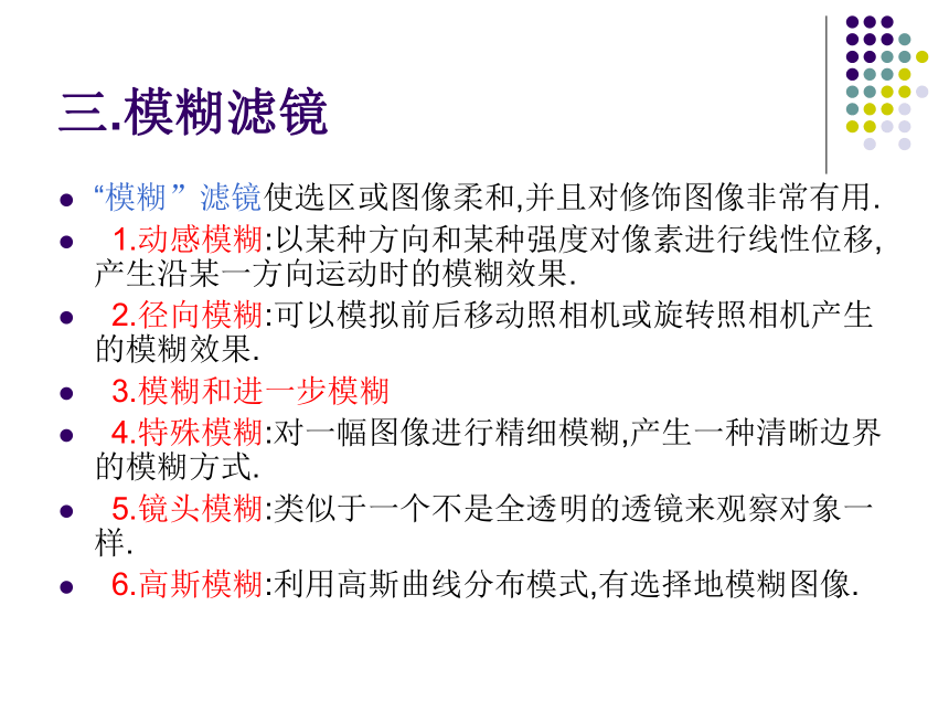 华中师大版九年级上册信息技术 2.5滤镜的使用  课件（14ppt）