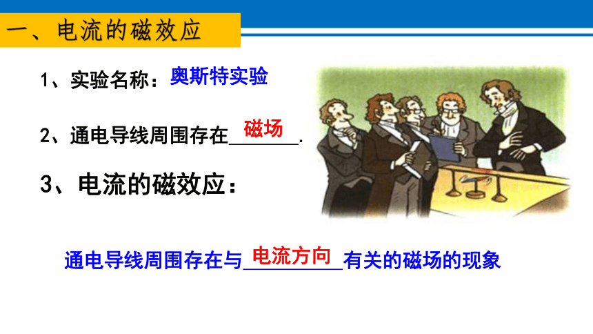 20.2 电生磁 课件 2022-2023学年人教版物理九年级全一册(共20张PPT)