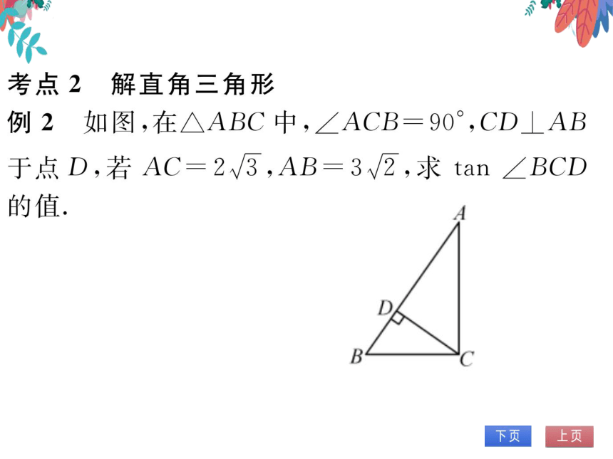 【沪科版】数学九年级上册 第23章 解直角三角形 整合与提高 习题课件