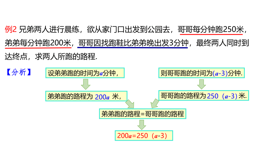 人教版数学七年级上册同步课件：3.4 第3课时行程问题与一元一次方程(共20张PPT)