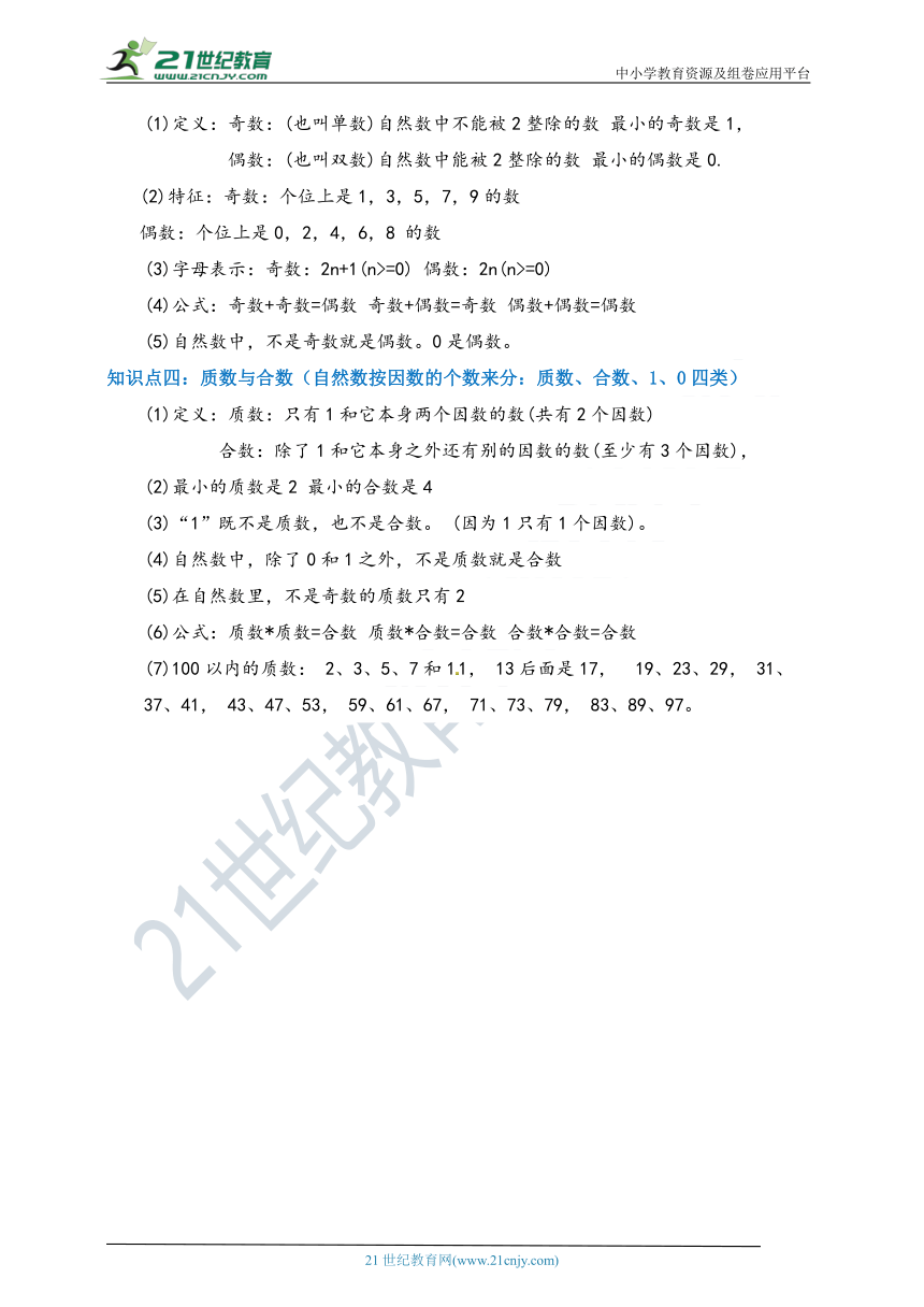 2020-2021学年人教版数学五下第二单元《因数和倍数》期中章节复习精编讲义（含解析）