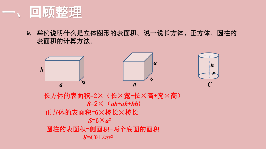 小学数学北师大版六年级下7.总复习 第二部分  图形与几何——图形与测量（三）   课件(共21张PPT)