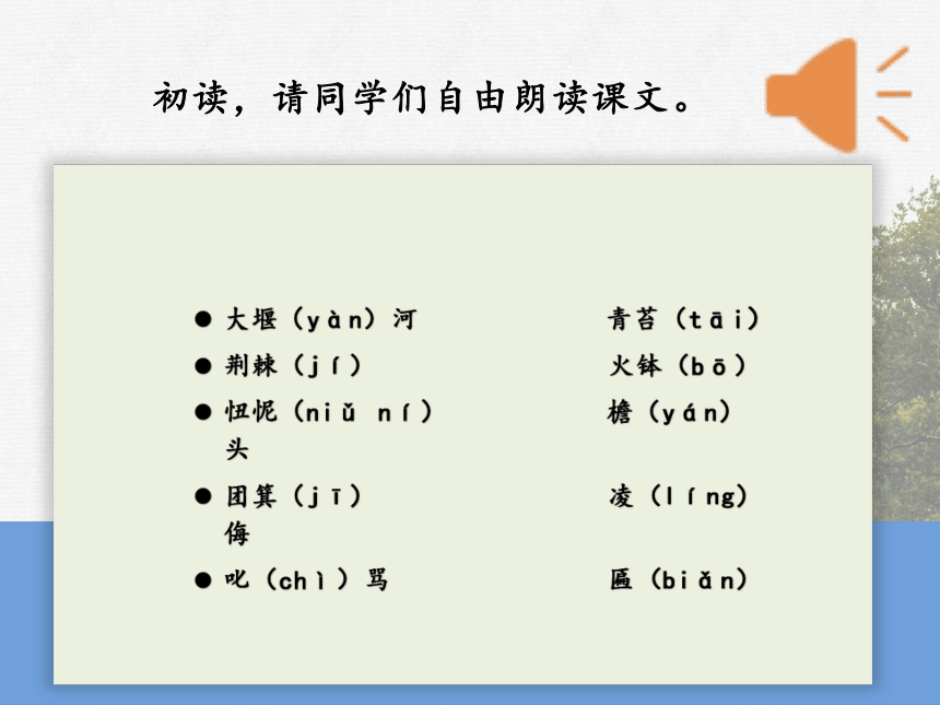 6.1《大堰河——我的保姆》课件(共28张PPT)2022-2023学年统编版高中语文选择性必修下册