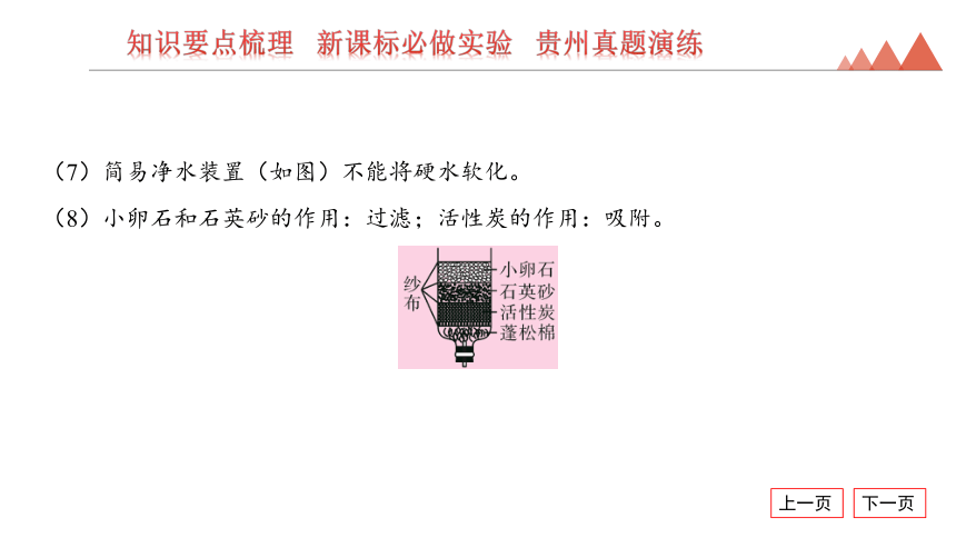 2024年贵州省中考化学一轮复习第4讲　自然界的水课件(共26张PPT)
