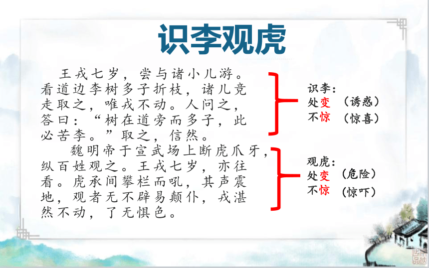 25 王戎不取道旁李 课件(共23张PPT)