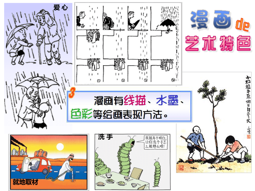 五年级上册美术课件-1 感受漫画造型沪教版 (共13张PPT)