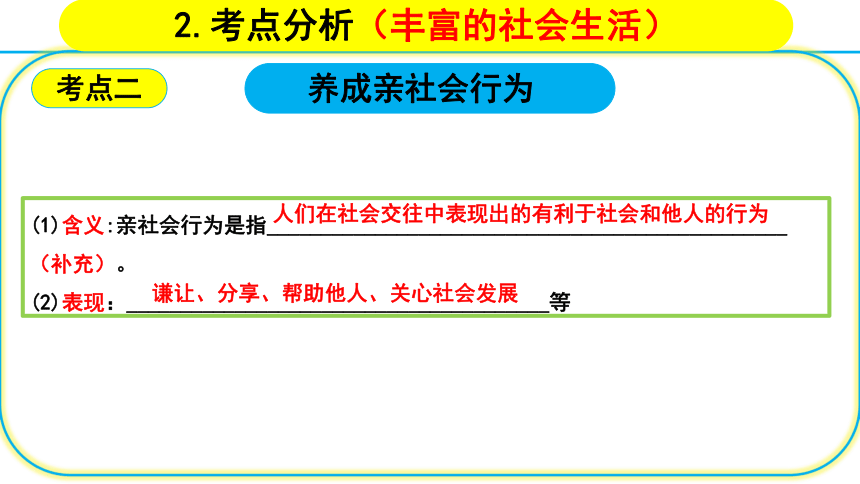 2024年中考一轮道德与法治复习：走进社会生活 课件(共29张PPT)