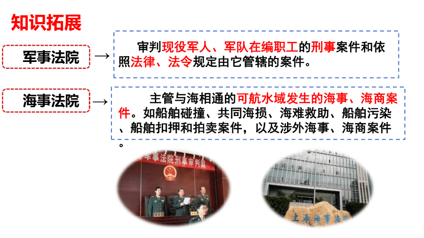 6.5 国家司法机关 课件(共21张PPT)-2023-2024学年统编版道德与法治八年级下册