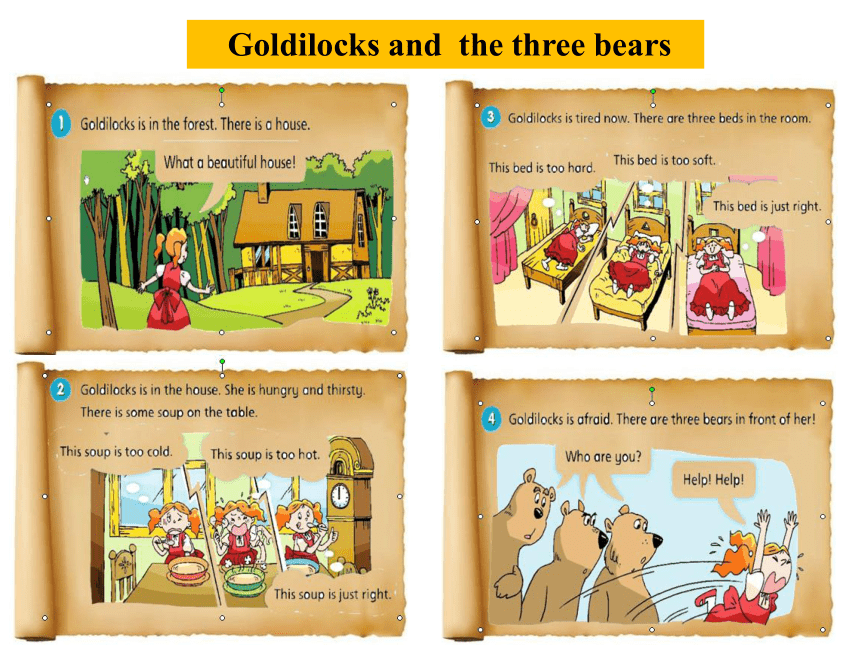 Unit 1 Goldilocks and the three bears（Grammar-Fun time）课件（共41张PPT）