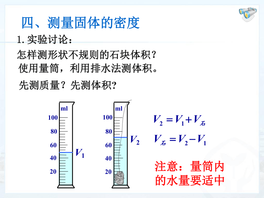 人教版八年级物理上册-6.3测量物质的密度-课件（共15页ppt）