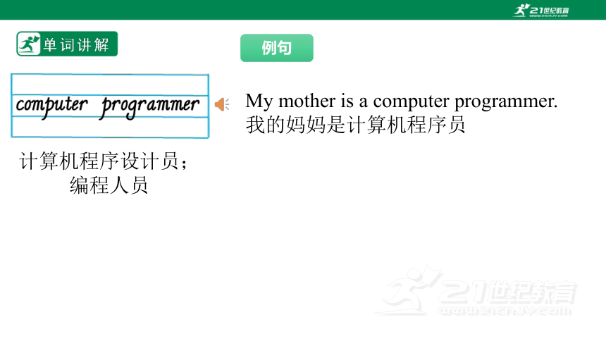 Unit 6 I‘m going to study computer science Section A 单词讲解课件+嵌入音频