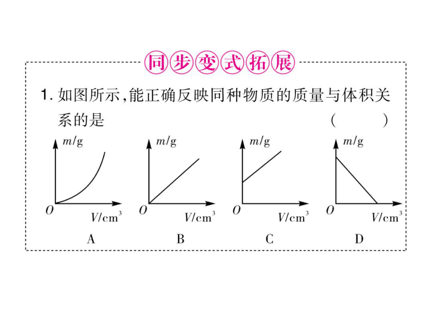 2021-2022学年八年级上册人教版物理习题课件 第六章 第2节 密度(共32张PPT)