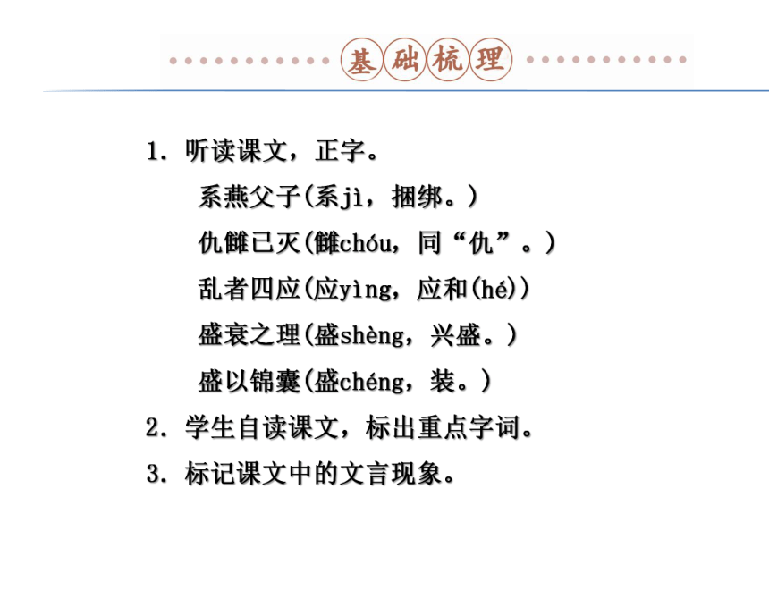 人教版高中语文选修中国古代诗歌散文欣赏：第五单元《伶官传序》课件（共25 张PPT）