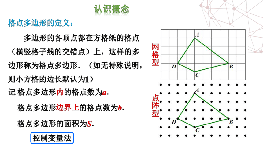 浙教版八年级下册第五章 特殊平行四边形 课题学习：格点多边形的面积计算 课件(共19张PPT)