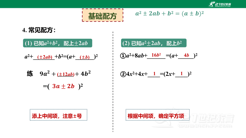浙教版数学七下-第9讲-配方法的综合应用 课件（共24张PPT）