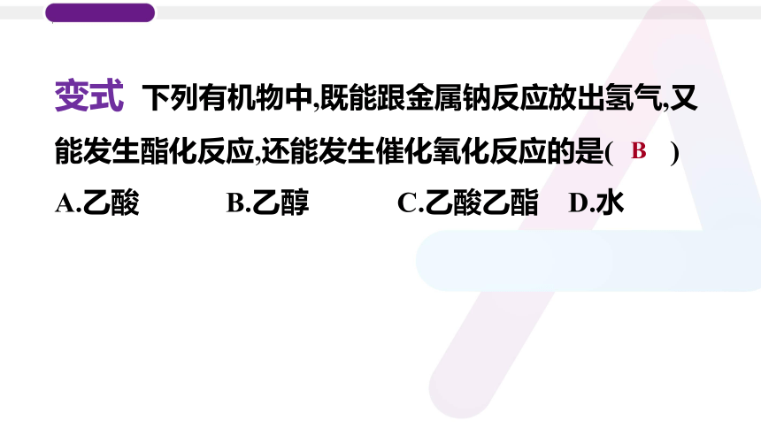 2023年普通高中化学学业水平考试学考复习——专题18　乙醇与乙酸（26张ppt）