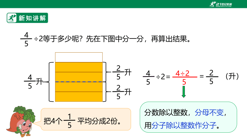 新课标苏教版六上3.1《分数除以整数》课件（26张PPT）