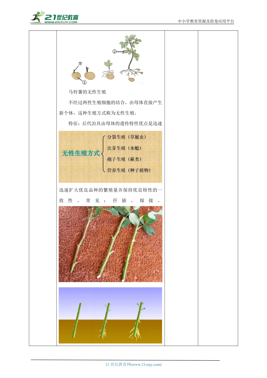 人教版7.1.1  植物的生殖   教学设计