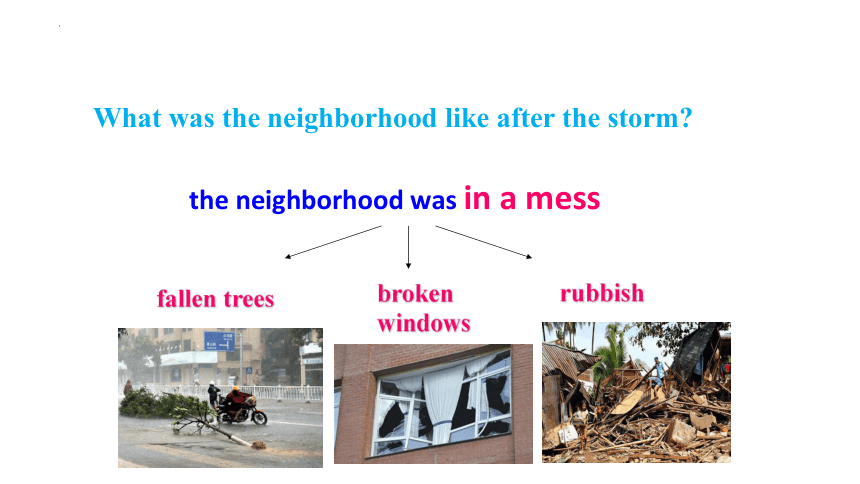 Unit 5 What were you doing when the rainstorm came? SectionA 3a-3c课件  (共23张PPT)