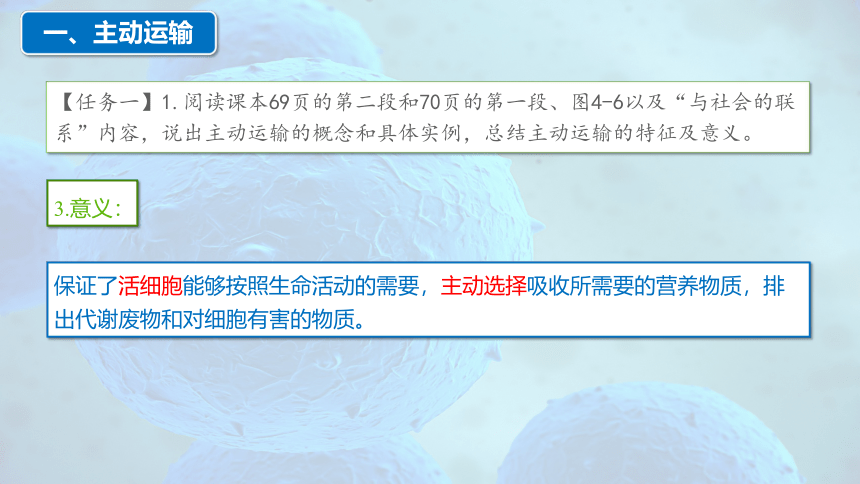 4.2 主动运输与胞吞、胞吐-高一生物课件（共29张PPT）（人教版2019必修1）