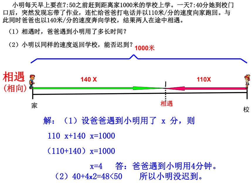 北师大版七年级上册数学课件：  5.6应用一元一次方程—追赶小明（29张）