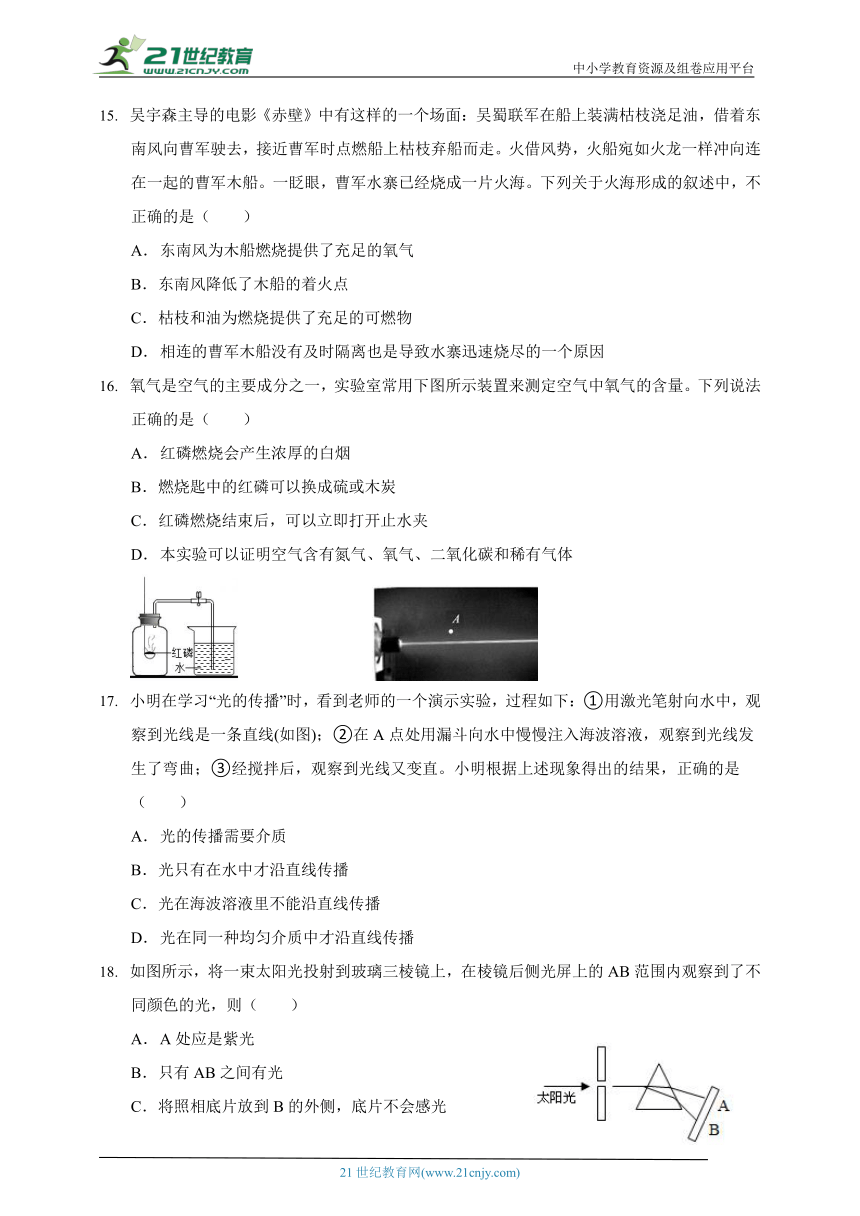 2023-2024学年华师大版七年级下学业水平期中质量检测  科学试卷Ⅲ