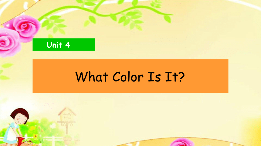 Unit 4 What Color Is It Lesson 3课件（共17张PPT）