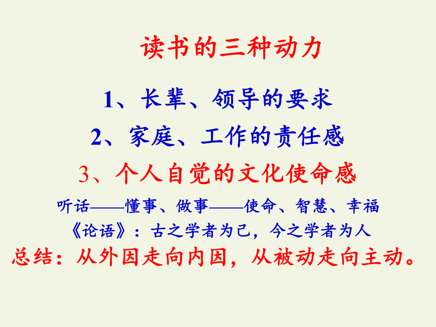 人教版高中语文选修《中国文化经典研读》第一单元《今天为什么还要阅读经典？》课件（27张PPT）