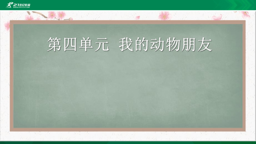 人教统编版语文四年级下册 第四单元习作：我的动物朋友 课件（共40张PPT）