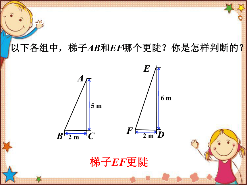 北师大版数学九年级下册 1.1  锐角三角函数第1课时  正切 课件(共21张PPT)