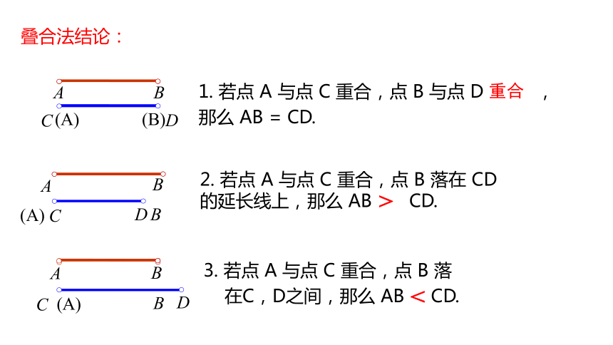沪科版数学七年级上册4.3 线段的长短比较 同步课件(共29张PPT)