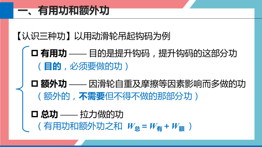 12.3 机械效率 课件 （共18张PPT）-2022-2023学年人教版物理八年级下册