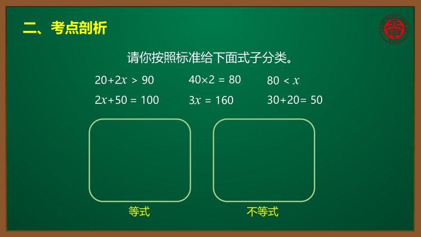 小数五年级考点精讲 方程与等式的关系 课件（9张PPT）