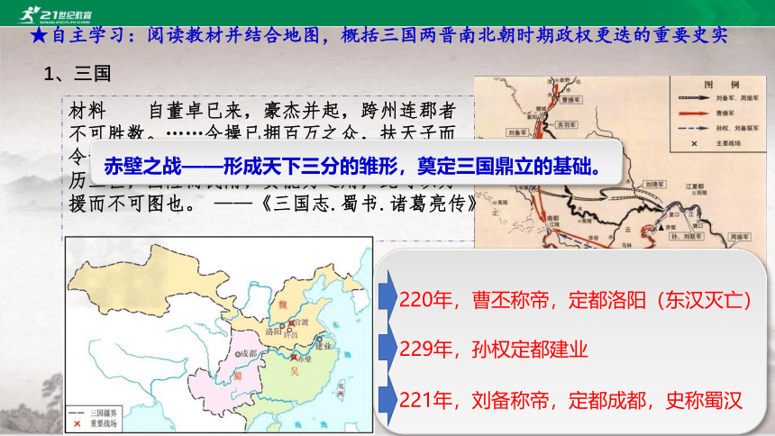 第5课 三国两晋南北朝的政权更迭与民族交融 课件（共25张PPT）