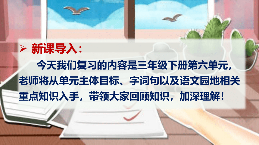 2022-2023学年三年级下册期末备考统编版 第六单元总复习课件(共39张PPT)