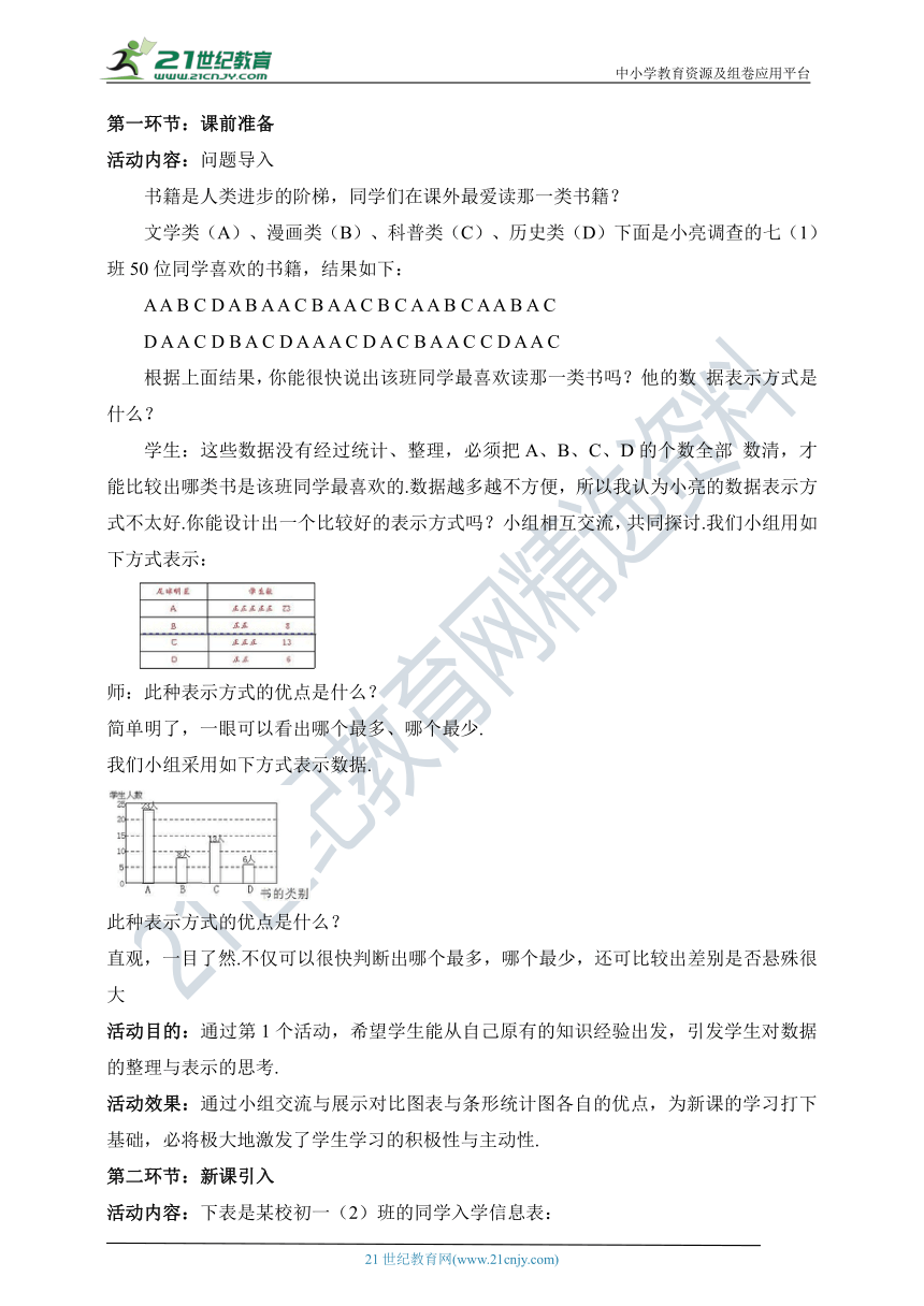 6.3 数据的表示（2） 教学设计