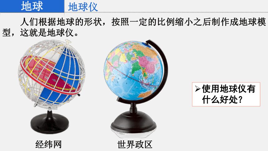 1.2 地球仪和经纬网 课件(共27张PPT内嵌视频)2022-2023学年七年级地理上学期商务星球版