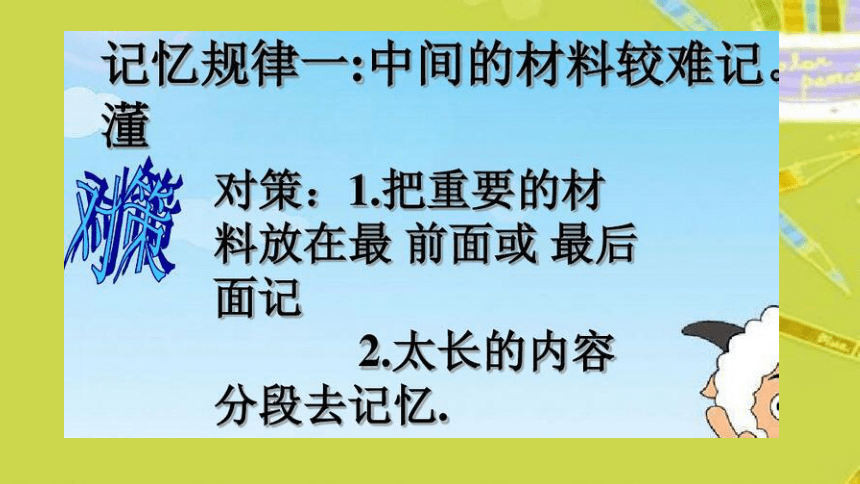 四年级下册心理健康课件-第二十六课 记忆.偏方-怎样增强记忆力  ｜北师大版  （24张PPT）