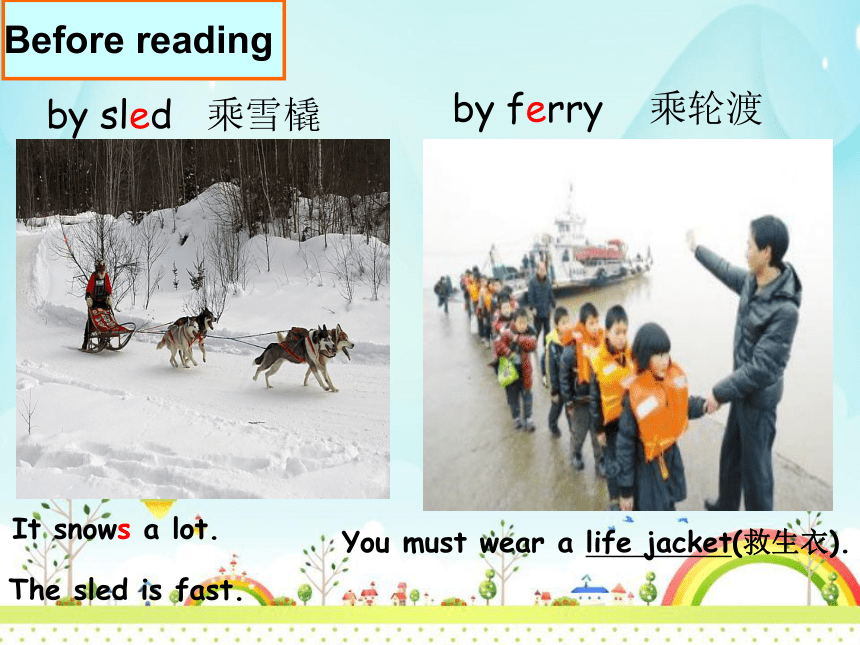 Unit2 Ways to go to school  Part B  Read and write课件(共15张PPT)