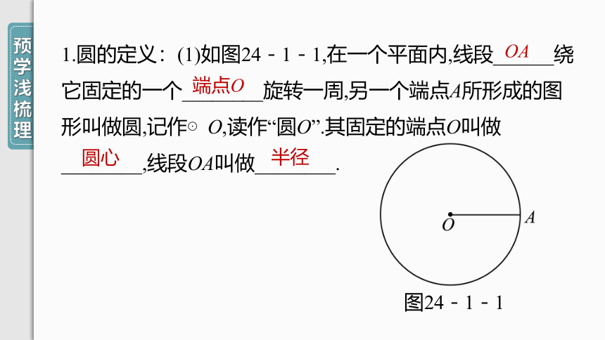 【人教九上数学学霸听课笔记】24.1.1 圆 课件（共41张PPT）