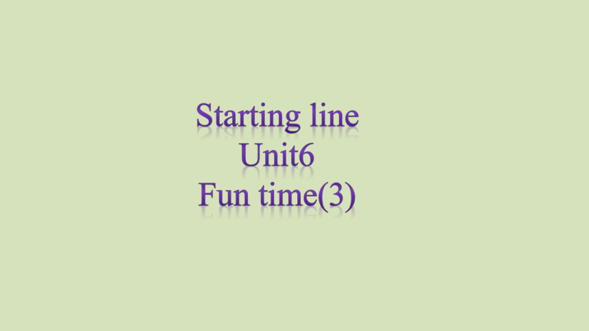 Unit 6 Jobs Fun time 综合课件 (共11张PPT)