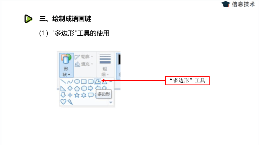 湘电子版信息技术五上 6《成语画谜猜猜猜——图形与文字》课件（12张PPT）