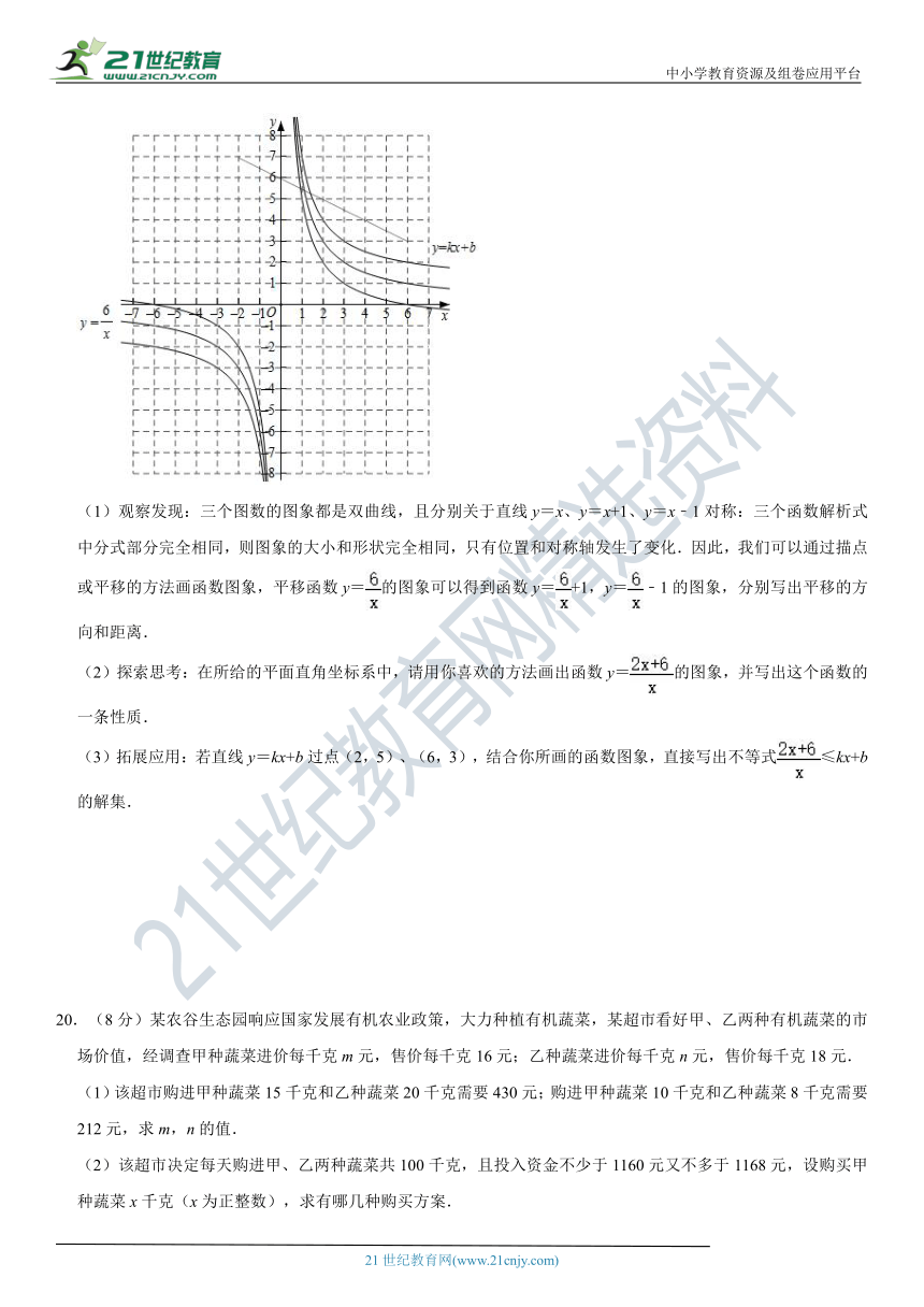 【山东济宁】2021年中考数学仿真模拟测试卷（含解析）