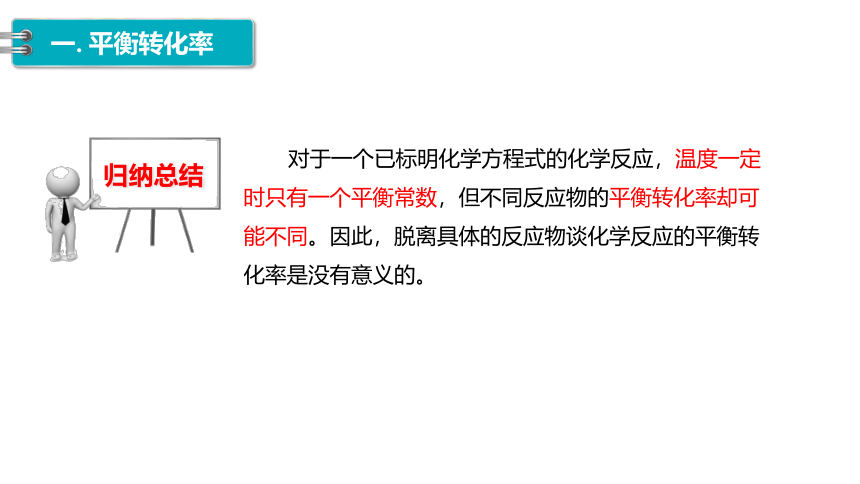 2.2.2平衡转化率 课件（共21张ppt） 2022-2023学年高二上学期化学鲁科版（2019）选择性必修1