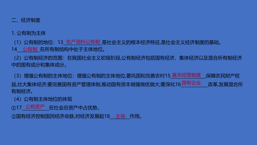 2021届新高考政治二轮复习艺体生专用课件：专题二 生产、劳动与经营（72张）