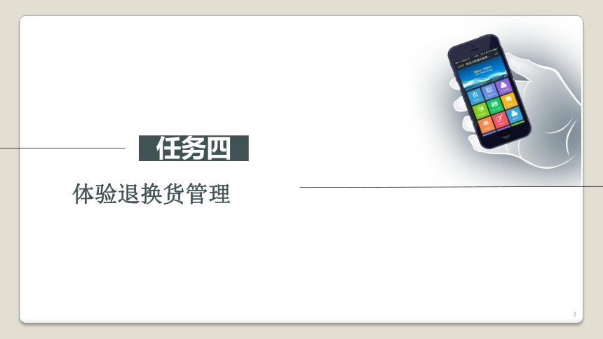 《移动电子商务物流》项目4体验电子商务采购管理任务4 (共13张PPT) 本教学课件中职中专（工信版）